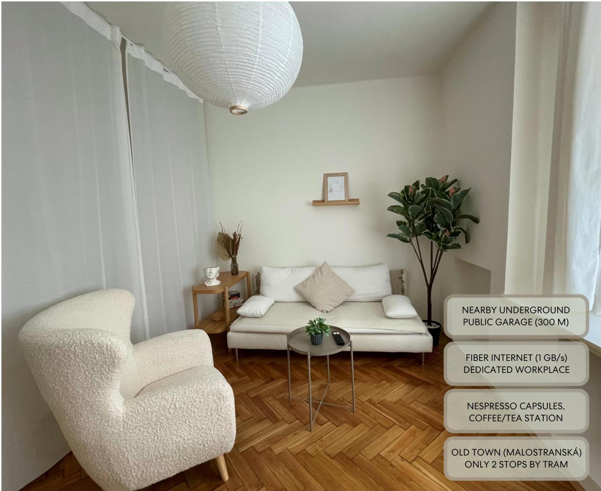 Urban Retreat I Modern Boho Apartments In Lovely Letna District - 10 Minutes From Old Town Prag Exteriör bild